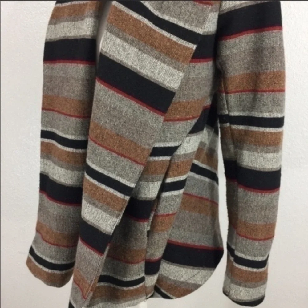 Anthro Otis & Maclain stripe oversized wool jacket